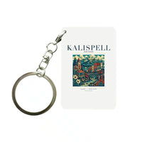 Thumbnail for KALISPELL - Poster - Key Chain - White