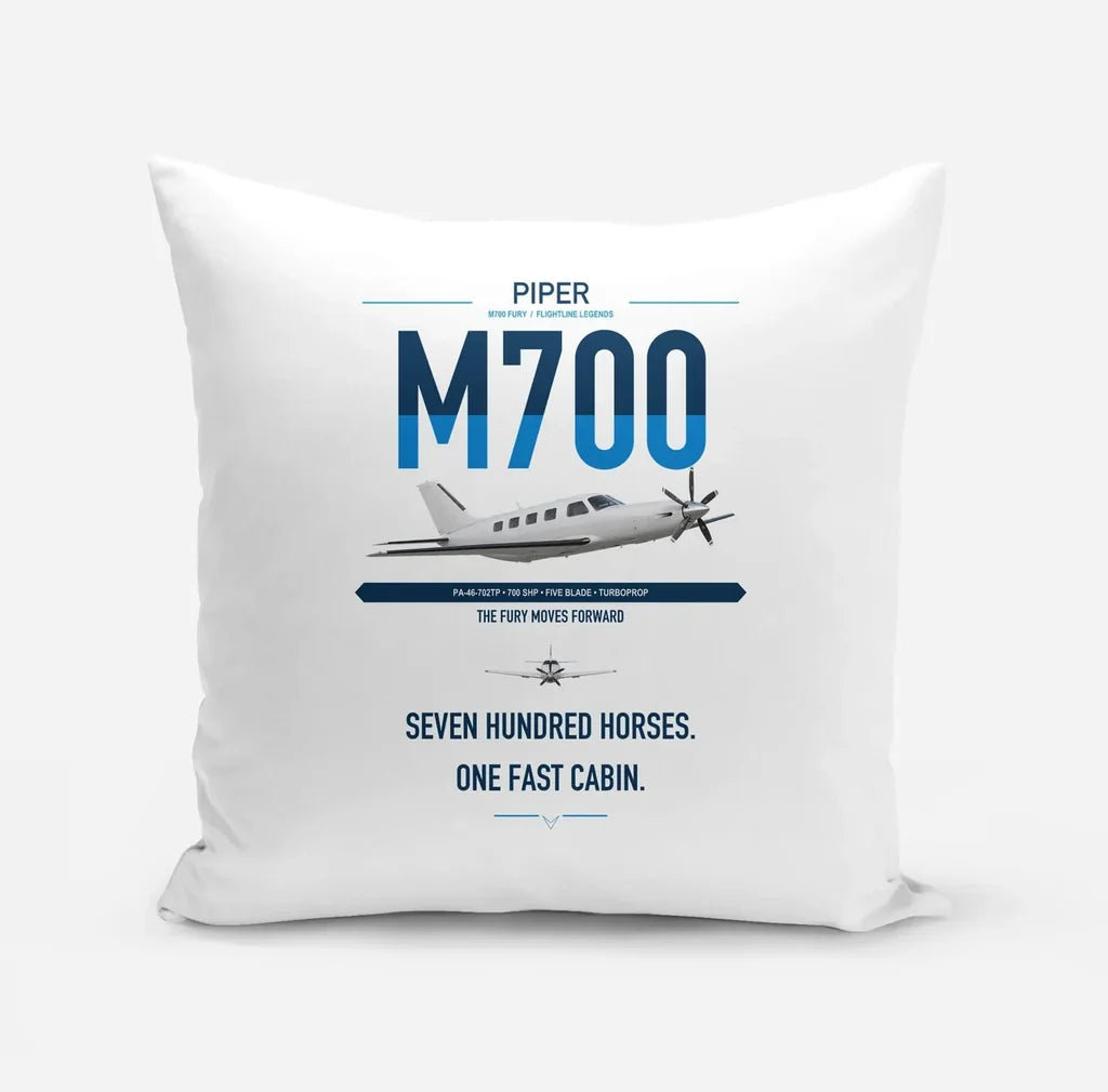Piper M700 Fury design on white pillow