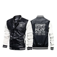 Thumbnail for Airline Pilot Label Bomber Jacket - view 2
