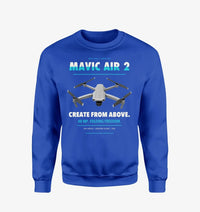 Thumbnail for DJI Mavic Air 2 design on blue sweatshirt