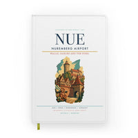 Thumbnail for Nuremberg Airport (NUE) design on white notebook