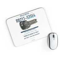 Thumbnail for RB211-535E4 design on white rectangle mouse pad