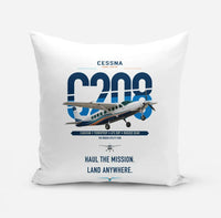 Thumbnail for Cessna 208 Caravan design on white pillow
