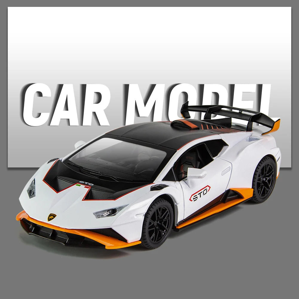 1:24 Lamborghini STO Alloy Supercar Model - view 2