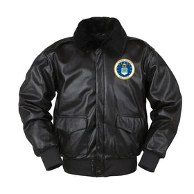 US Air Force Main Patch Leather Bomber Jackets