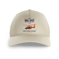Thumbnail for Airbus MH-65E Dolphin design on beige printed hat