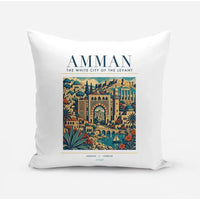 Thumbnail for AMMAN - Poster - Pillow - White