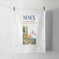 Thumbnail for Malmo Airport (MMX) design on white towel