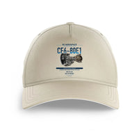 Thumbnail for CF6-80E1 design on beige printed hat