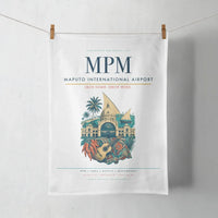 Thumbnail for Maputo International Airport (MPM) design on white towel