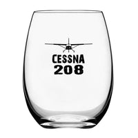 Thumbnail for Customisable Cessna 208 Drinking Glass - view 2