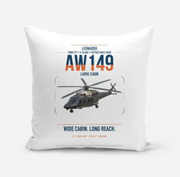Thumbnail for Leonardo AW149 design on white pillow