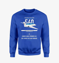 Thumbnail for Cessna Citation 560 - Citation V design on blue sweatshirt