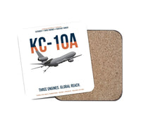 Thumbnail for KC-10A EXTENDER design on white 1 piece coaster