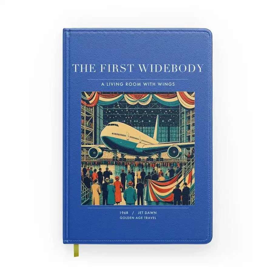 VINTAGE G4134 - The First Widebody - Designed Notebooks design on blue