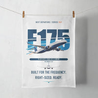 Thumbnail for Embraer E175 design on white towel