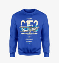 Thumbnail for Cessna 152 design on blue sweatshirt