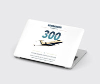 Thumbnail for Bombardier Challenger 300 design on white MacBook case