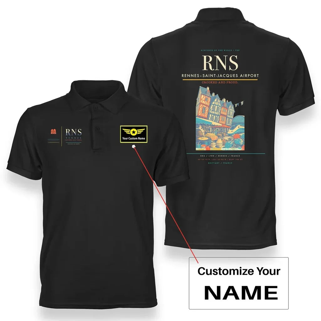 Rennes–Saint-Jacques Airport RNS Black+Name
