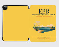 Thumbnail for Entebbe International Airport (EBB) design on yellow ipad tablet case