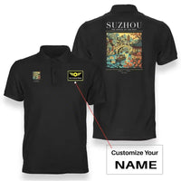 Thumbnail for SUZHOU - Poster - Double-Side Polo - Black + Name