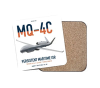 Thumbnail for MQ-4C Triton IFC-4 design on white 1 piece coaster