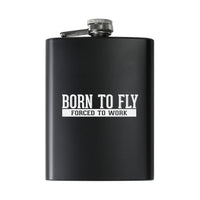 Thumbnail for Customisable Born to Fly Hip Flask - view 2