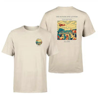 Thumbnail for VINTAGE G4472 - The Banner Tow Letters - Double-Side T-Shirt design on beige double side t shirt