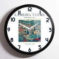Thumbnail for LAMEZIA TERME - Poster - Wall Clock Framed - White