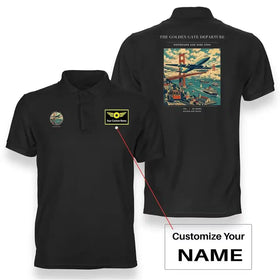 The Golden Gate Departure Premium Polo T-Shirts