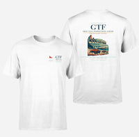 Thumbnail for Great Falls International Airport (GTF) design printed on white double-side t-shirt
