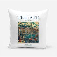 Thumbnail for TRIESTE - Poster - Pillow - White