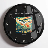 Thumbnail for VINTAGE G4054 - The Last Biplane - Designed Wall Clocks design on black framed