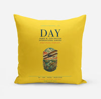 Thumbnail for James M. Cox Dayton International Airport (DAY) design on yellow pillow