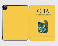 Thumbnail for Chattanooga Airport (CHA) design on yellow ipad tablet case