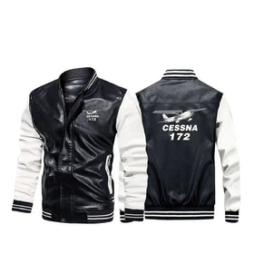The Cessna 172 Stylish Leather Bomber Jackets