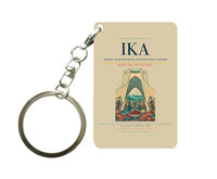 Thumbnail for Tehran Imam Khomeini International Airport IKA Key Chain design on beige key chain