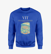 Thumbnail for Vitoria Airport (VIT) design on blue sweatshirt
