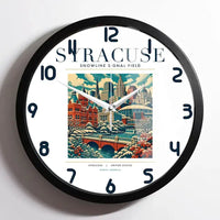 Thumbnail for SYRACUSE - Poster - Wall Clock Framed - White