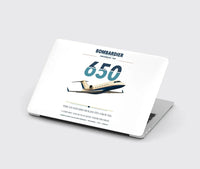 Thumbnail for Bombardier Challenger 650 design on white MacBook case