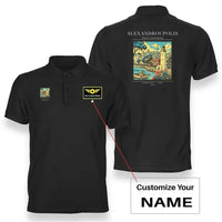 Thumbnail for ALEXANDROUPOLIS - Poster - Double-Side Polo - Black + Name