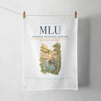 Thumbnail for Monroe Regional Airport (MLU) design on white towel