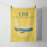 Thumbnail for Entebbe International Airport (EBB) design on yellow towel