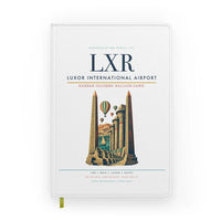 Thumbnail for Luxor International Airport (LXR) design on white notebook