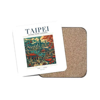 Thumbnail for TAIPEI - Poster - Coaster - White