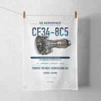Thumbnail for CF34-8C5 design on white towel