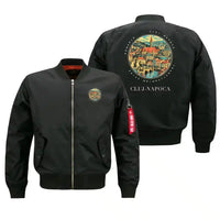 Thumbnail for CLUJ-NAPOCA - Badge - Bomber Jacket - Black