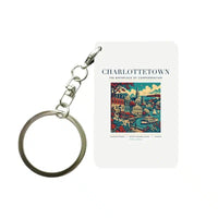 Thumbnail for CHARLOTTETOWN - Poster - Key Chain - White
