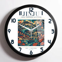 Thumbnail for JINJU - Poster - Wall Clock Framed - White