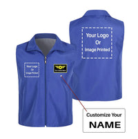 Thumbnail for Customisable Name with DOUBLE LOGO Vest - view 2